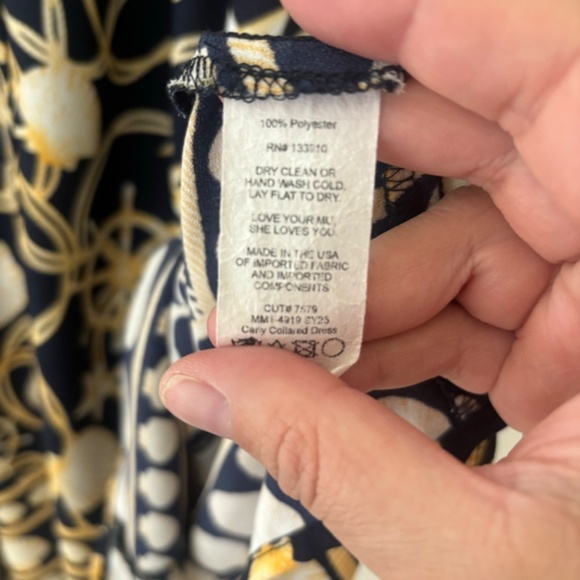 Show Me Your MuMu Carly collared dress Shellys yacht‎ club nautical Size Large - Picture 8 of 9